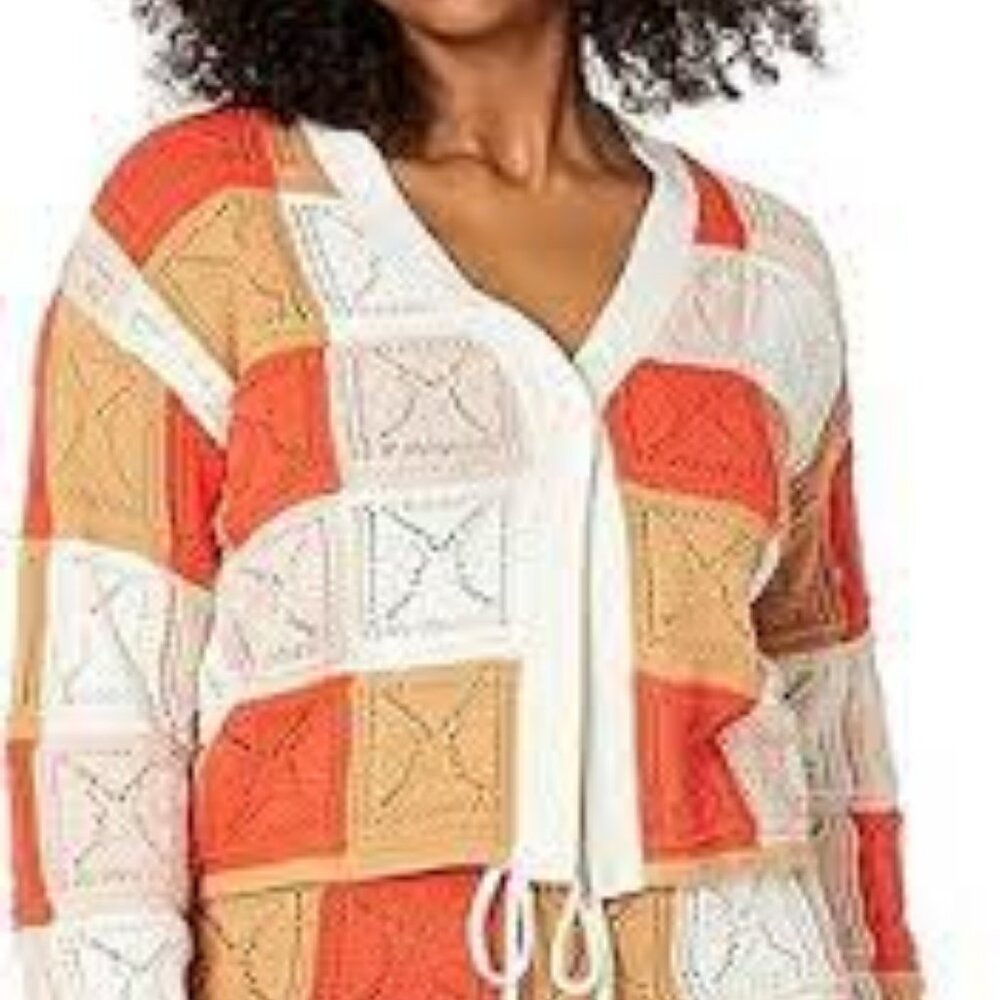 The Drop Crochet Cardigan  Size S  NWT